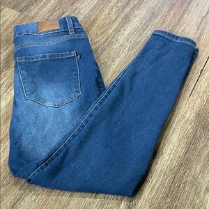 Tahari Deep Blue Skinny Jeans